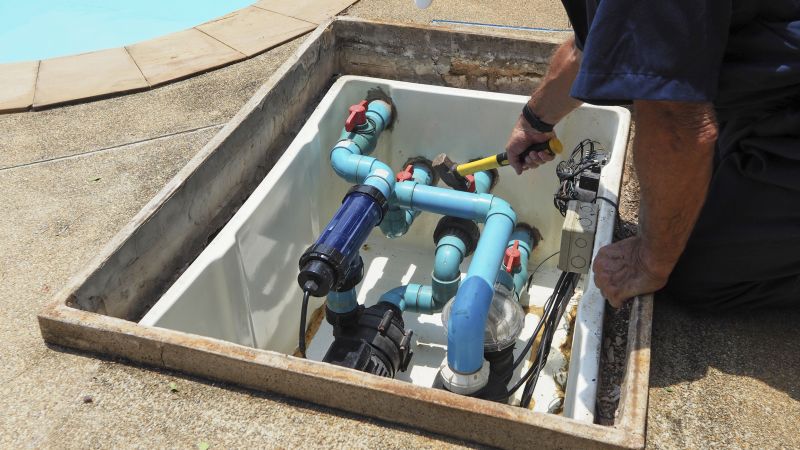 Inground Pool Pipe Repair