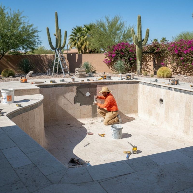 Inground Pool Pipe Repair detail